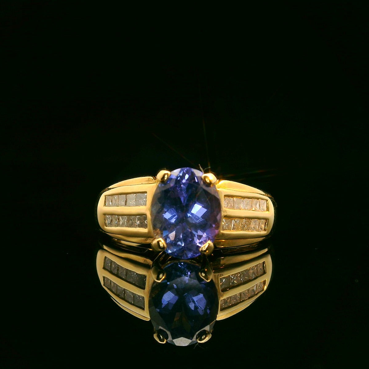 Colored Stone Rings  -  Women's