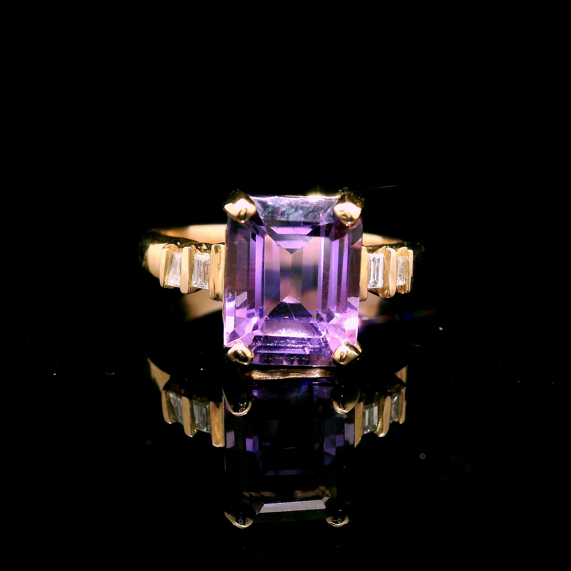 Colored Stone Rings  -  Women's
