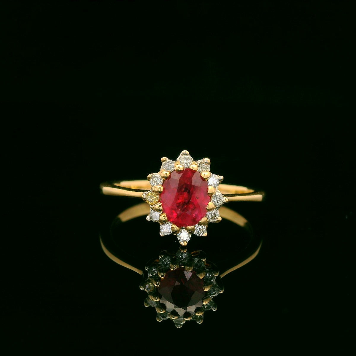 Colored Stone Rings  -  Women's