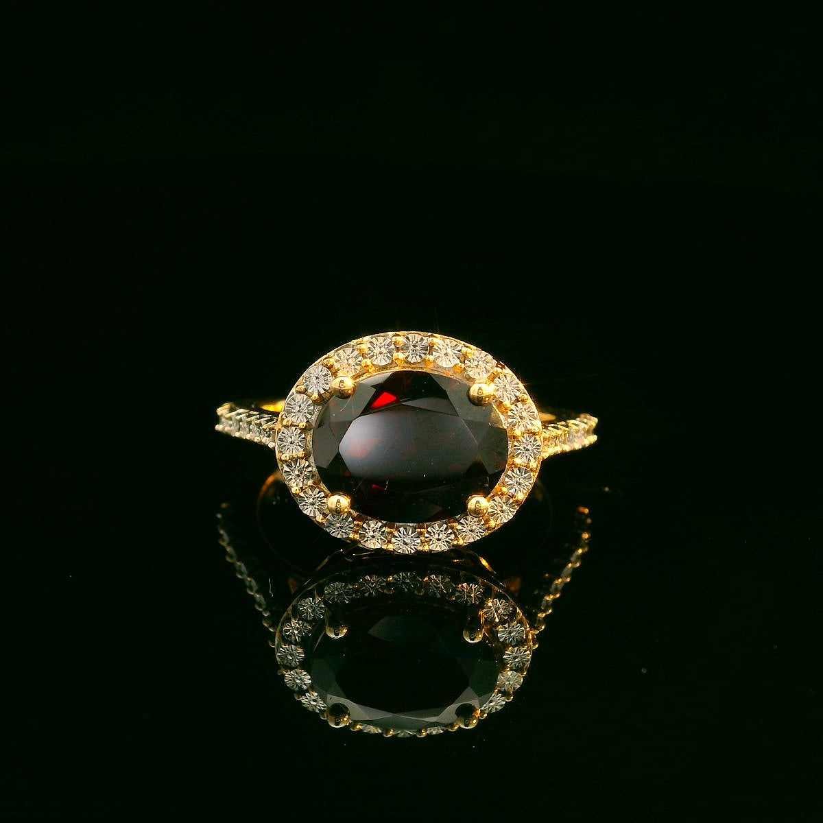 Colored Stone Rings  -  Women's