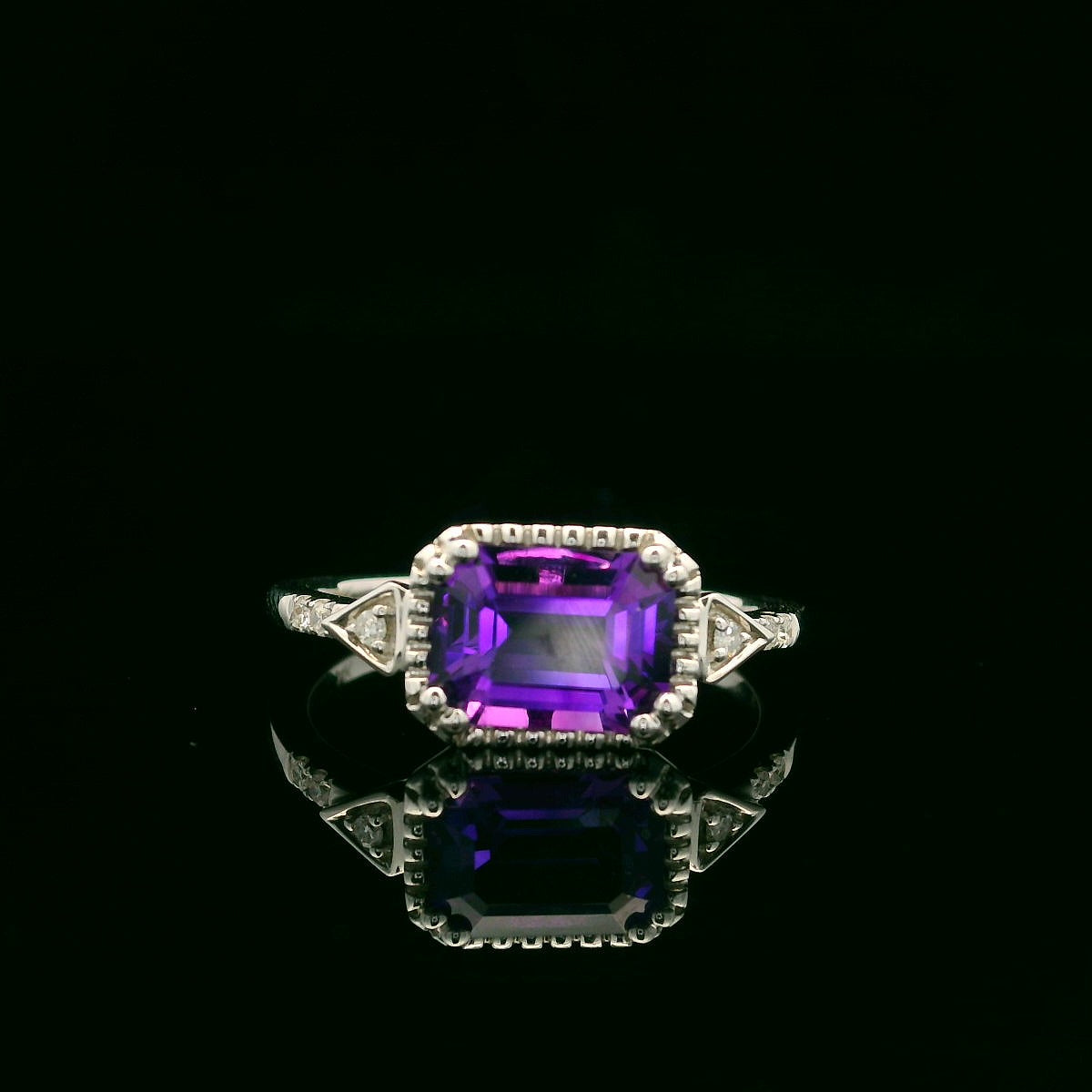 Colored Stone Rings  -  Women's