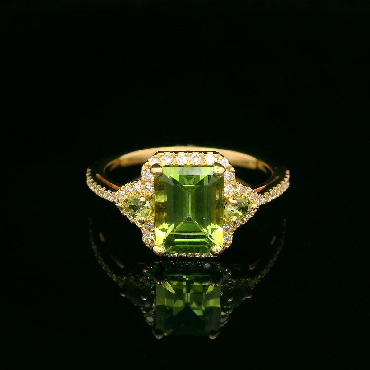 Colored Stone Rings  -  Women's