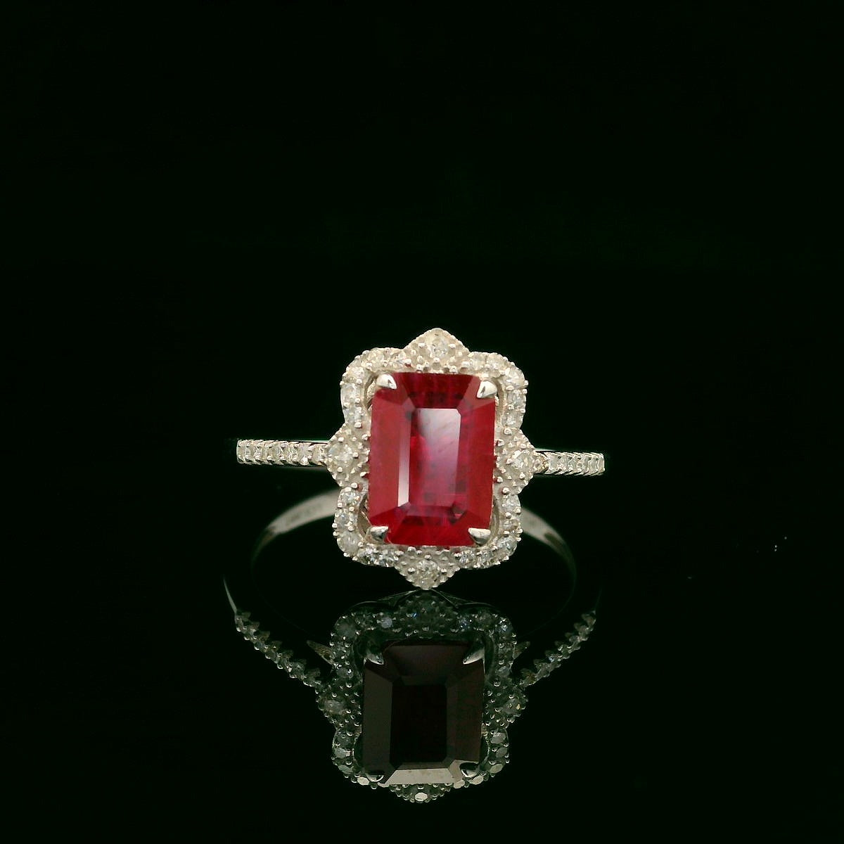 Colored Stone Rings  -  Women's