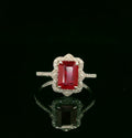 Colored Stone Rings  -  Women's