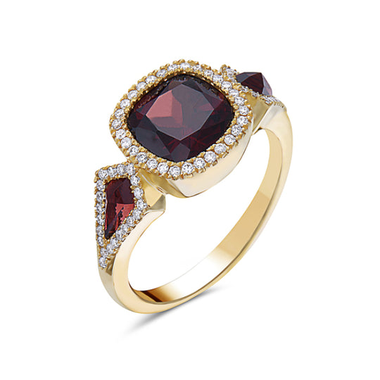 Colored Stone Rings  -  Women's