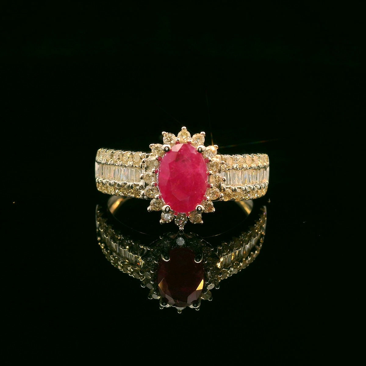 Colored Stone Rings  -  Women's