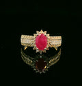 Colored Stone Rings  -  Women's
