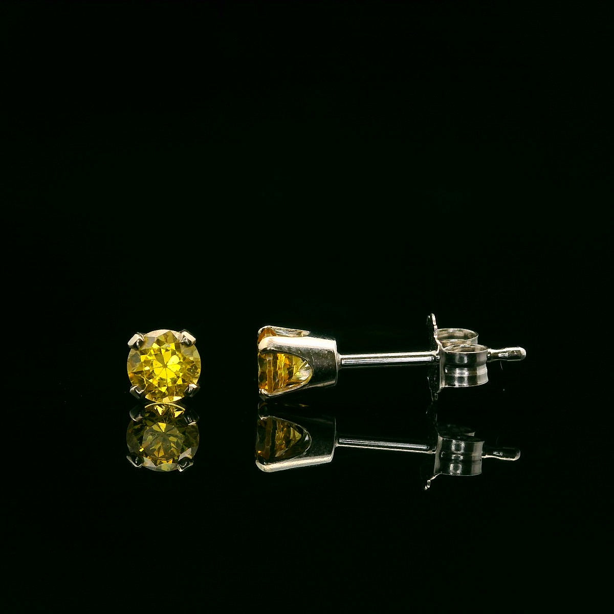 Colored Stone Earrings