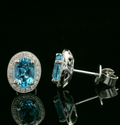Colored Stone Earrings