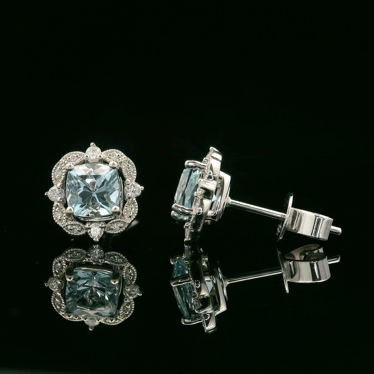 Colored Stone Earrings