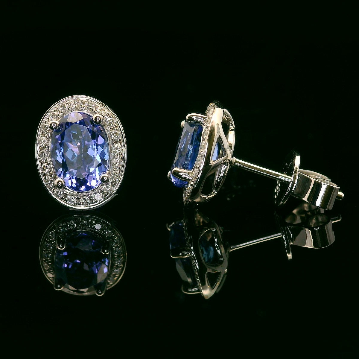 Colored Stone Earrings