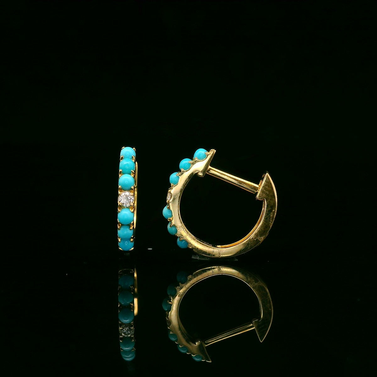 Colored Stone Earrings