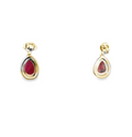 Colored Stone Earrings