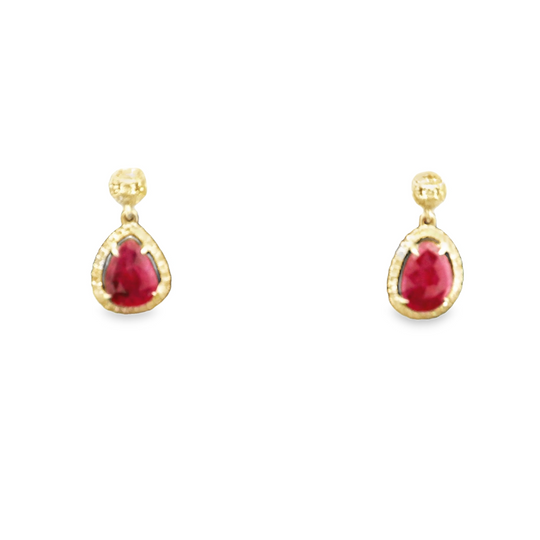 Colored Stone Earrings