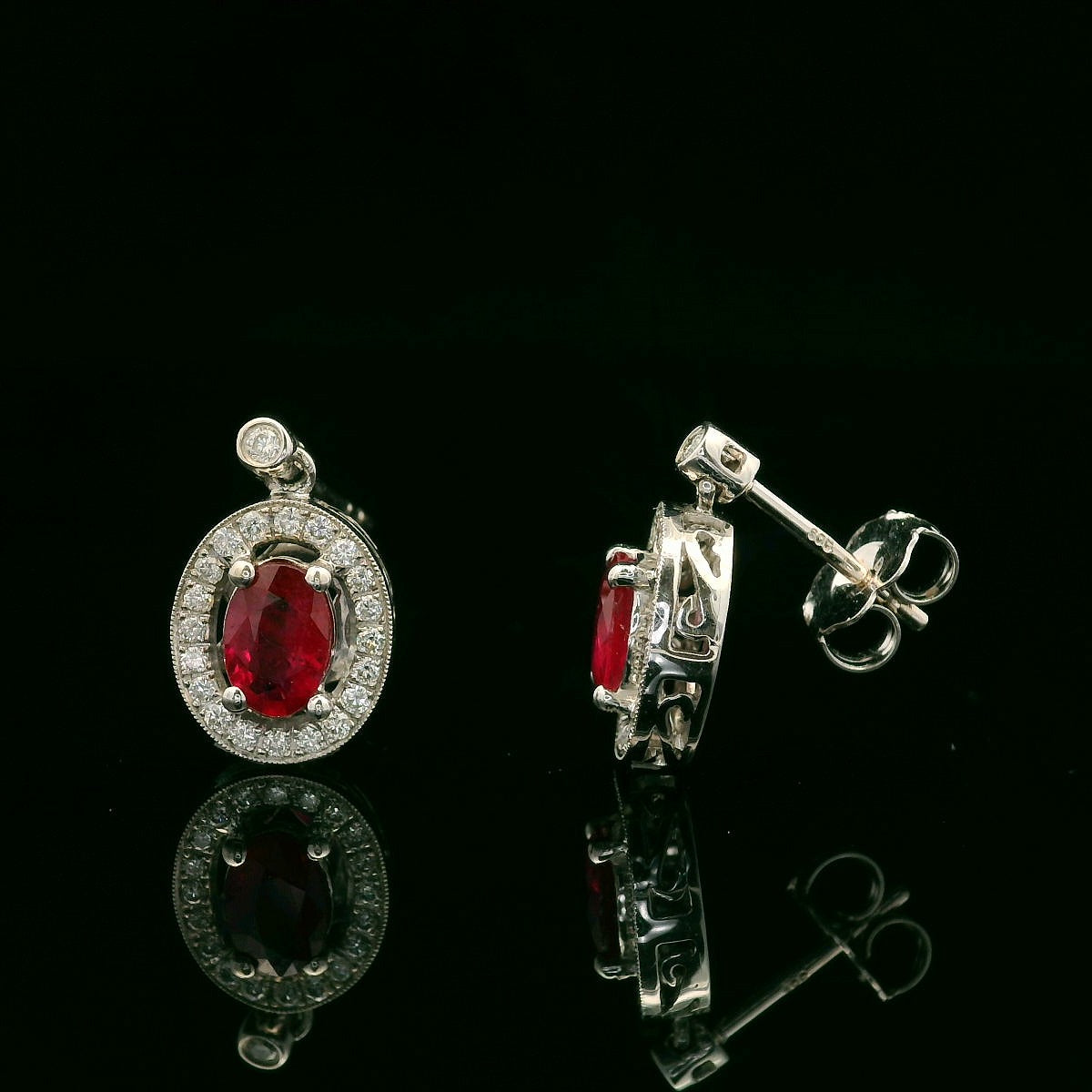 Colored Stone Earrings