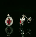 Colored Stone Earrings