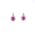 Colored Stone Earrings