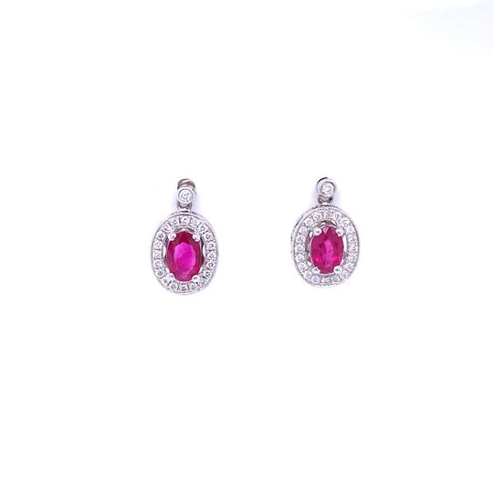 Colored Stone Earrings