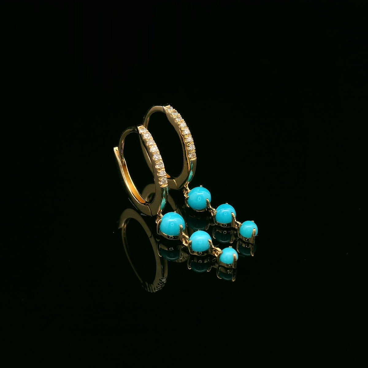 Colored Stone Earrings