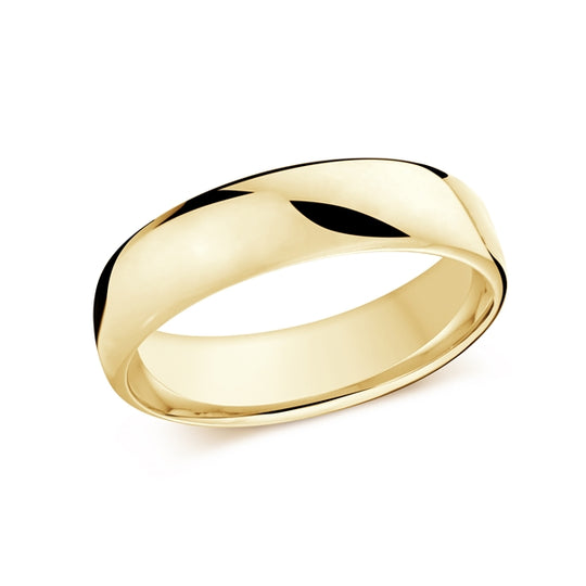 Gold Wedding Bands  -  Men's