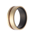 Gold Wedding Bands  -  Men's