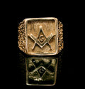 Gold Fashion Ring  -  Men's