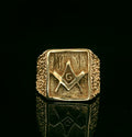 Gold Fashion Ring  -  Men's